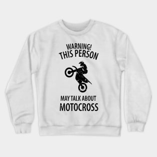 Motocross Biker Freestyle Stunt Crewneck Sweatshirt